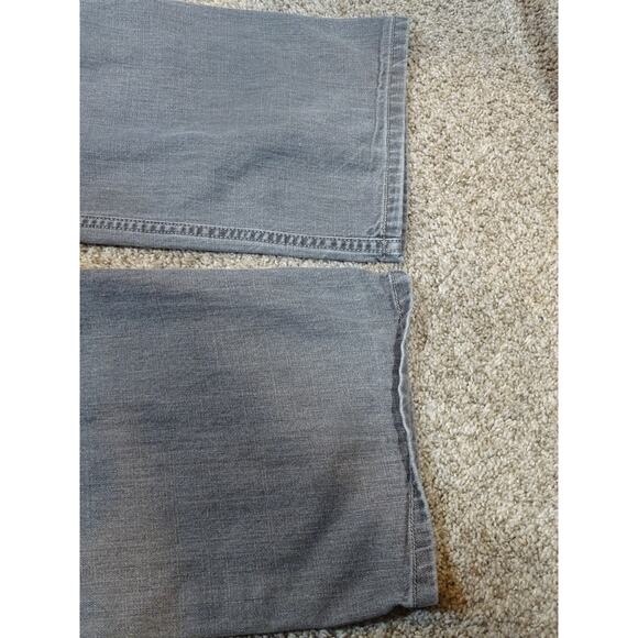 Levi's 569 Loose Straight Gray Jeans 32x32 Faded Distressed Zipper Pockets - Picture 8 of 9